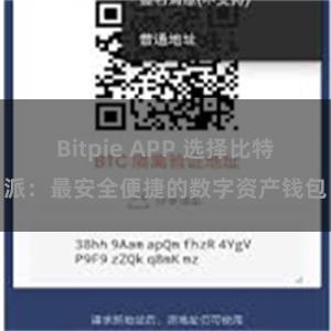 Bitpie APP 选择比特派：最安全便捷的数字资产钱包