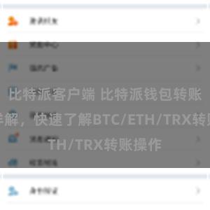 比特派客户端 比特派钱包转账教程详解，快速了解BTC/ETH/TRX转账操作