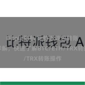 Bitpie隐私 比特派钱包转账教程详解，快速了解BTC/ETH/TRX转账操作