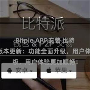 Bitpie APP安装 比特派钱包最新版本更新：功能全面升级，用户体验更加顺畅！