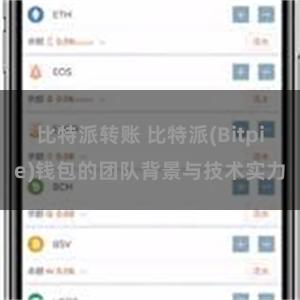 比特派转账 比特派(Bitpie)钱包的团队背景与技术实力