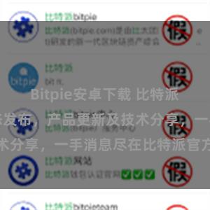 Bitpie安卓下载 比特派官方：最新动态发布，产品更新及技术分享，一手消息尽在比特派官方网站