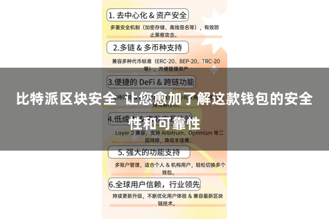 比特派区块安全  让您愈加了解这款钱包的安全性和可靠性